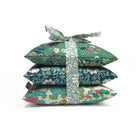 Stack of 3 Square Liberty Lavender Sachets - Green