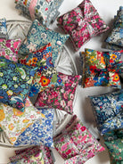 Stack of 3 Square Liberty Lavender Sachets 