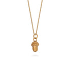 Acorn Pendant Necklace Gold Vermeil