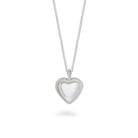 Heart Pendant Necklace Sterling Silver