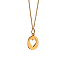 12mm Heart Silhouette Pendant Necklace