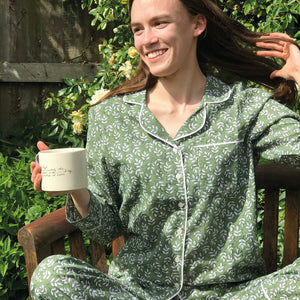 Slight Second Green Leaf Pyjamas