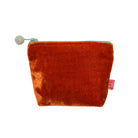 Mini Velvet Purse: Orange