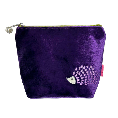 velvet cosmetic bag 