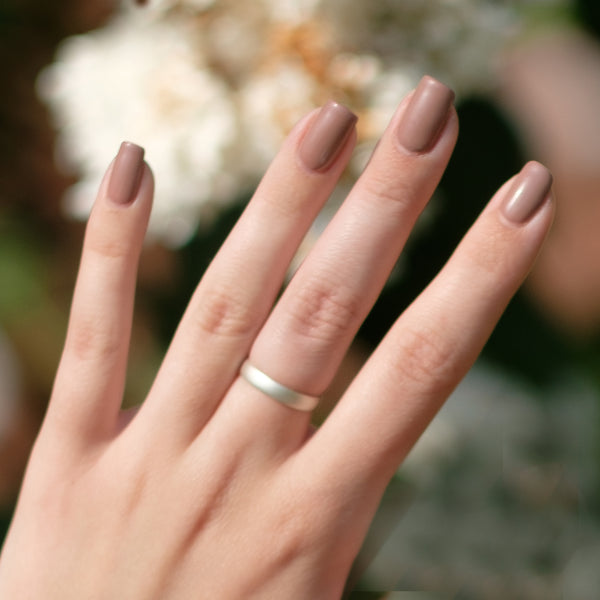 Matte Stacking Ring Sterling Silver