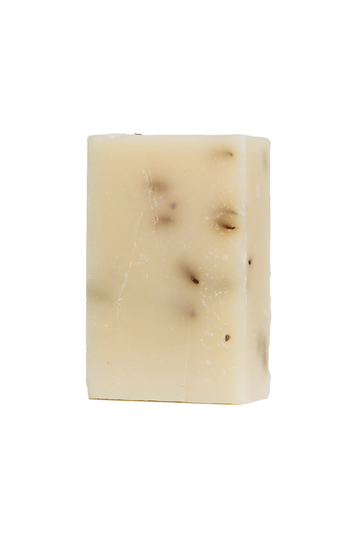 Rosemary soap on a white background
