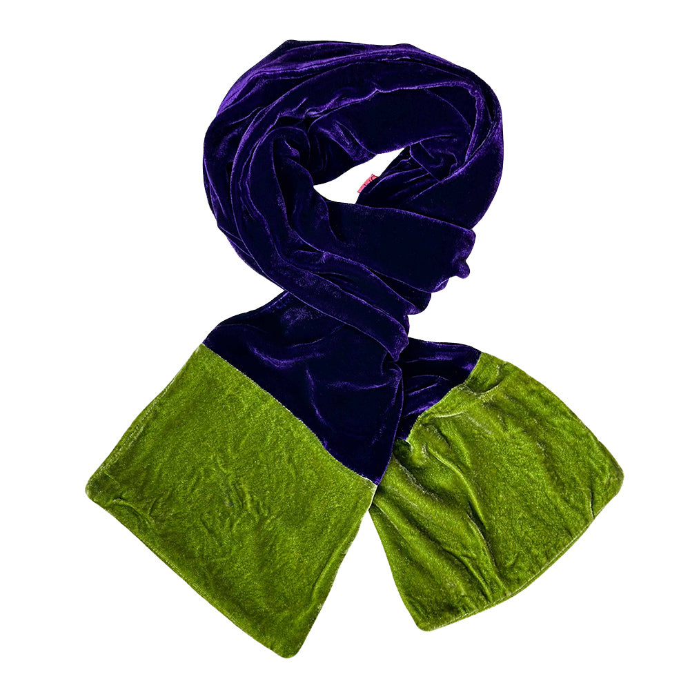 silk velvet scarf 