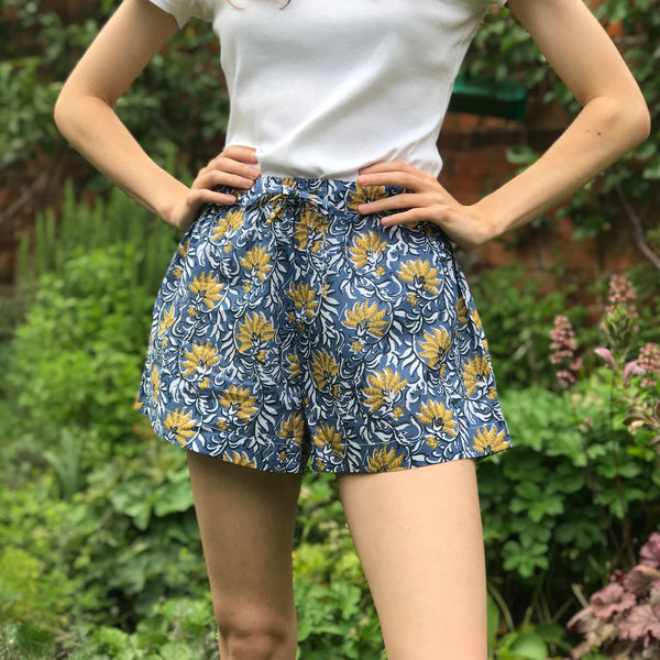 Jaipur Blue Sleep Shorts