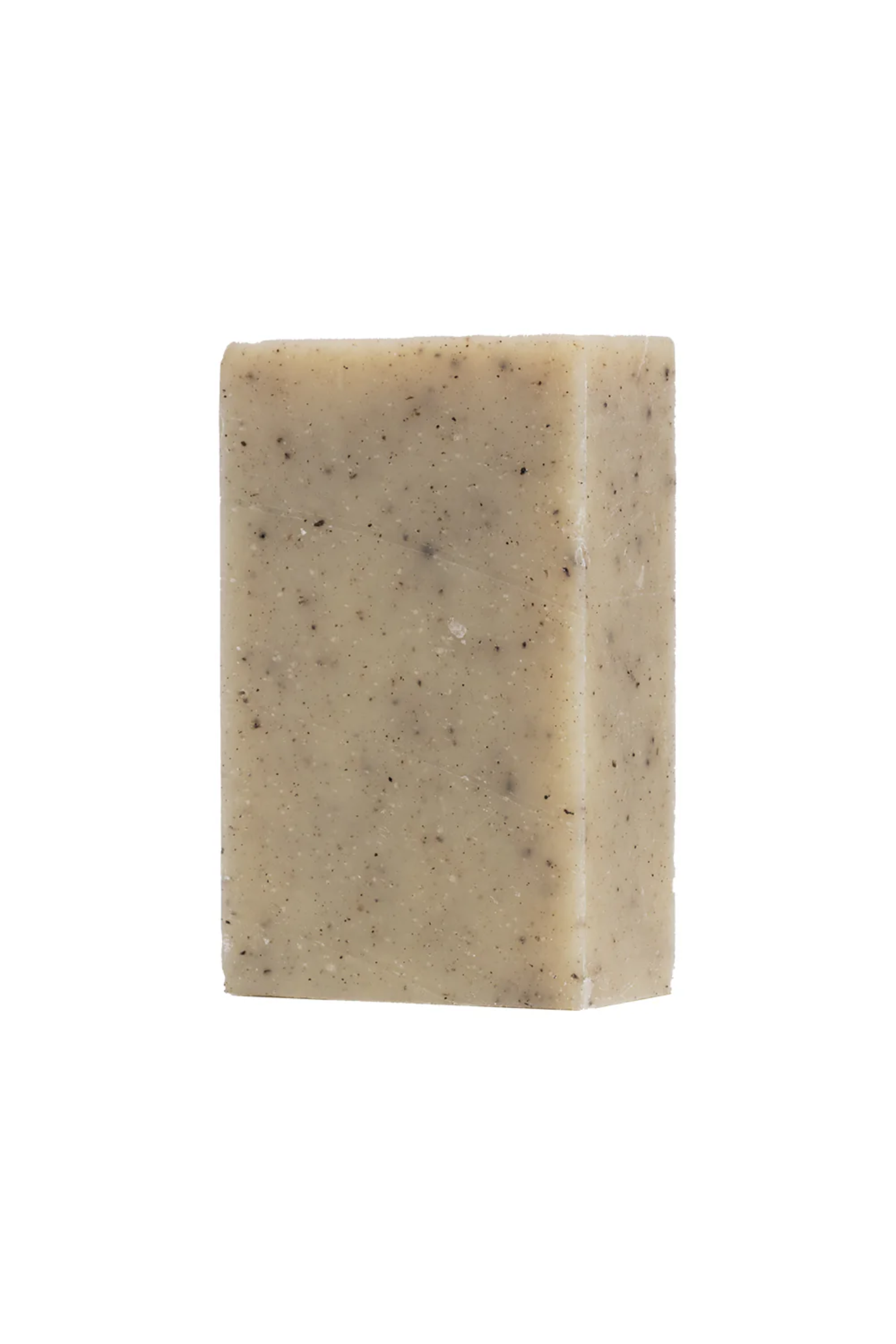 Bar of soap on white background