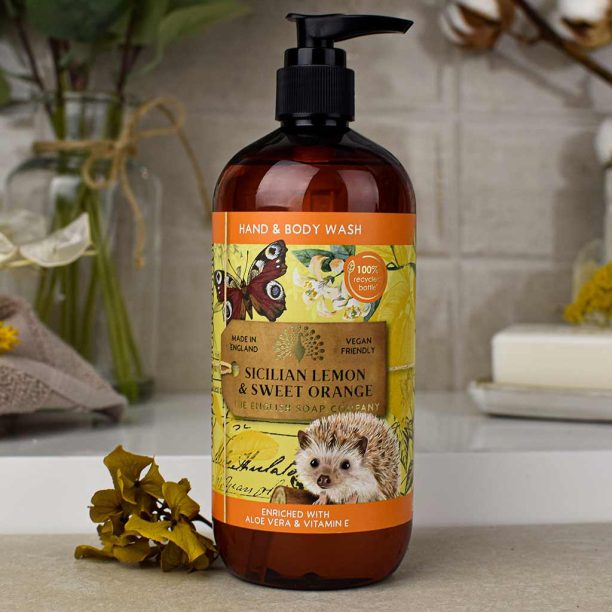 English Soap Company Hand and Body Wash Sicilian Lemon and Sweet Orange