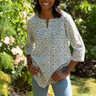 block print tunic 