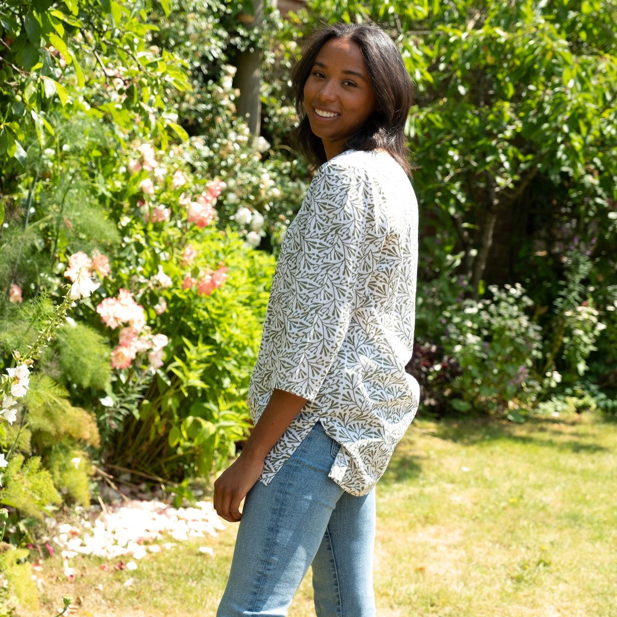 block print tunic 