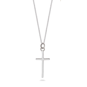 Cross Pendant Necklace Sterling Silver