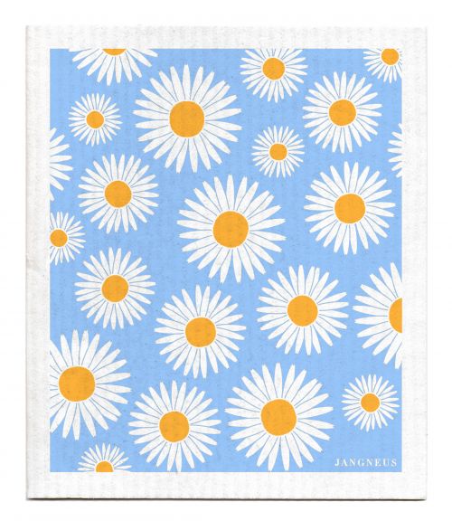 daisy dishcloth 