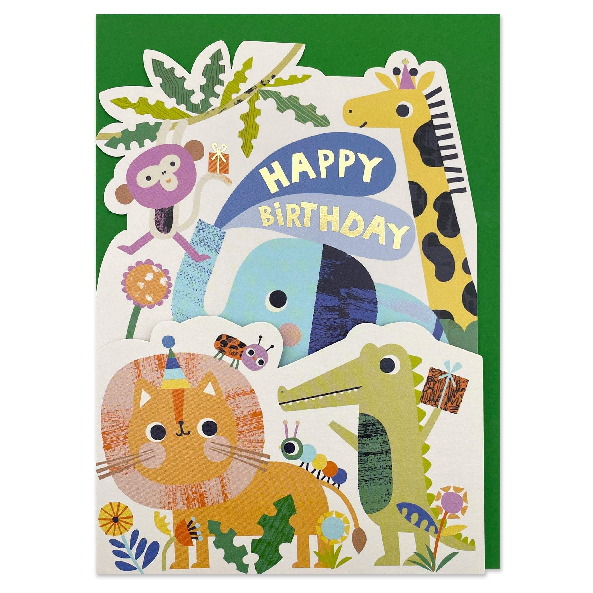 animals birthday card 
