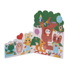 Forest animals fold out card