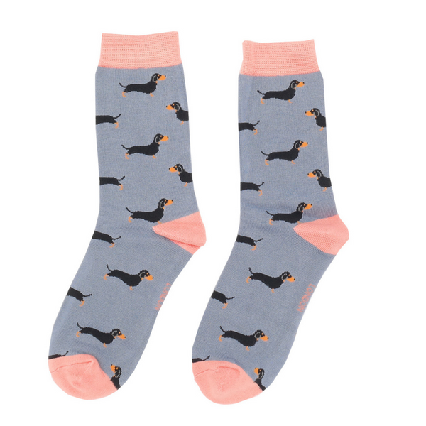 bamboo socks with dog design 