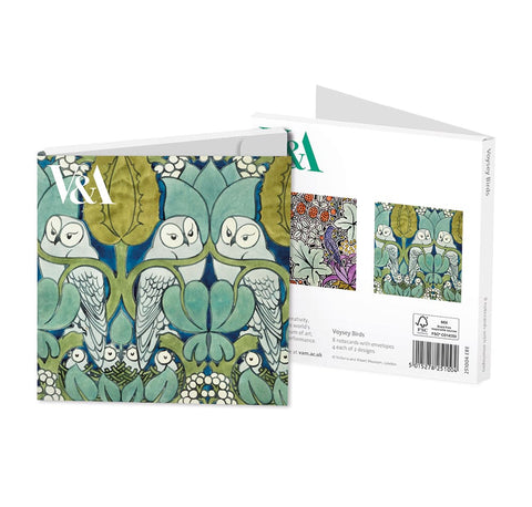 voysey birds note cards pack of 8 by musemns and galleries 