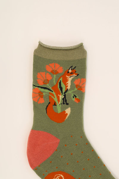 fox sock detail 