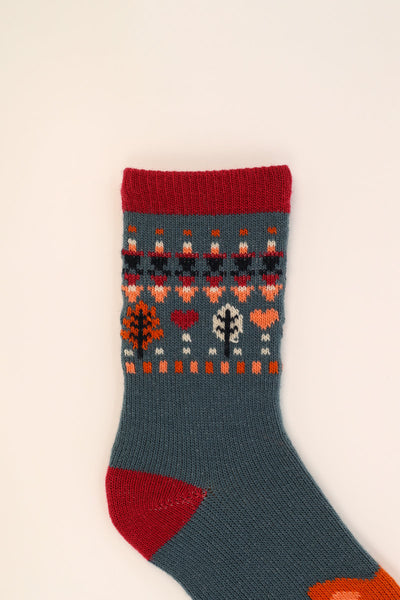 knitted fox detail 