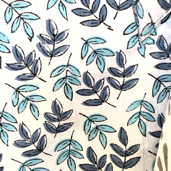 Blue leaf pyjamas 