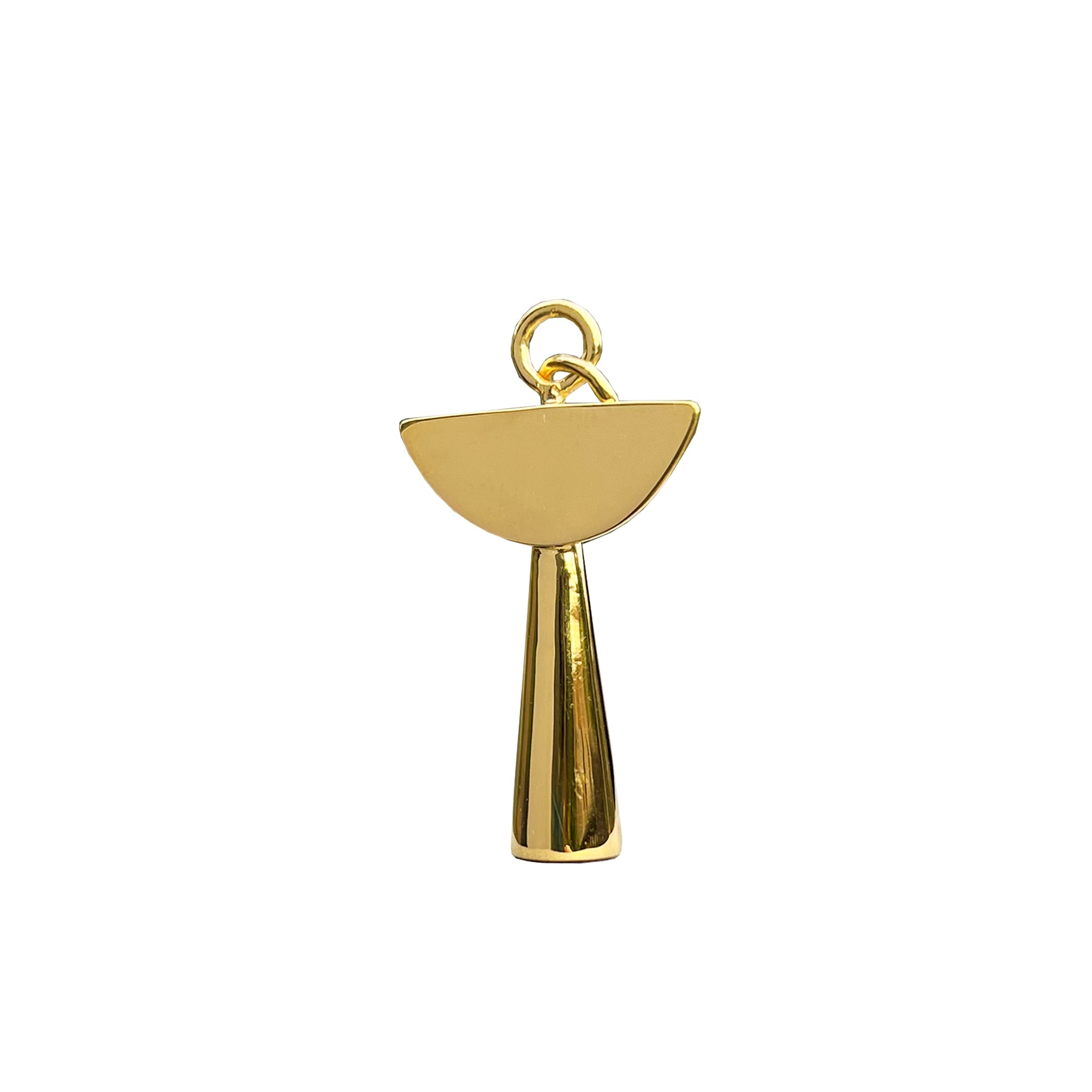 gold vermeil angel necklace