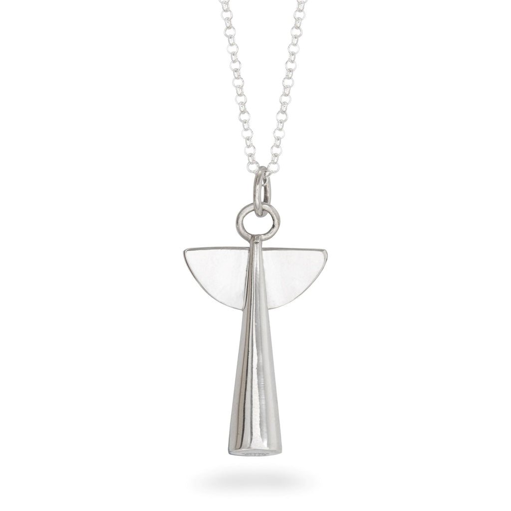 Silver cheap angel chain