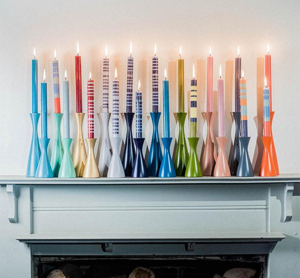 British Colour Standard Eco Dinner Candles Pack Orange