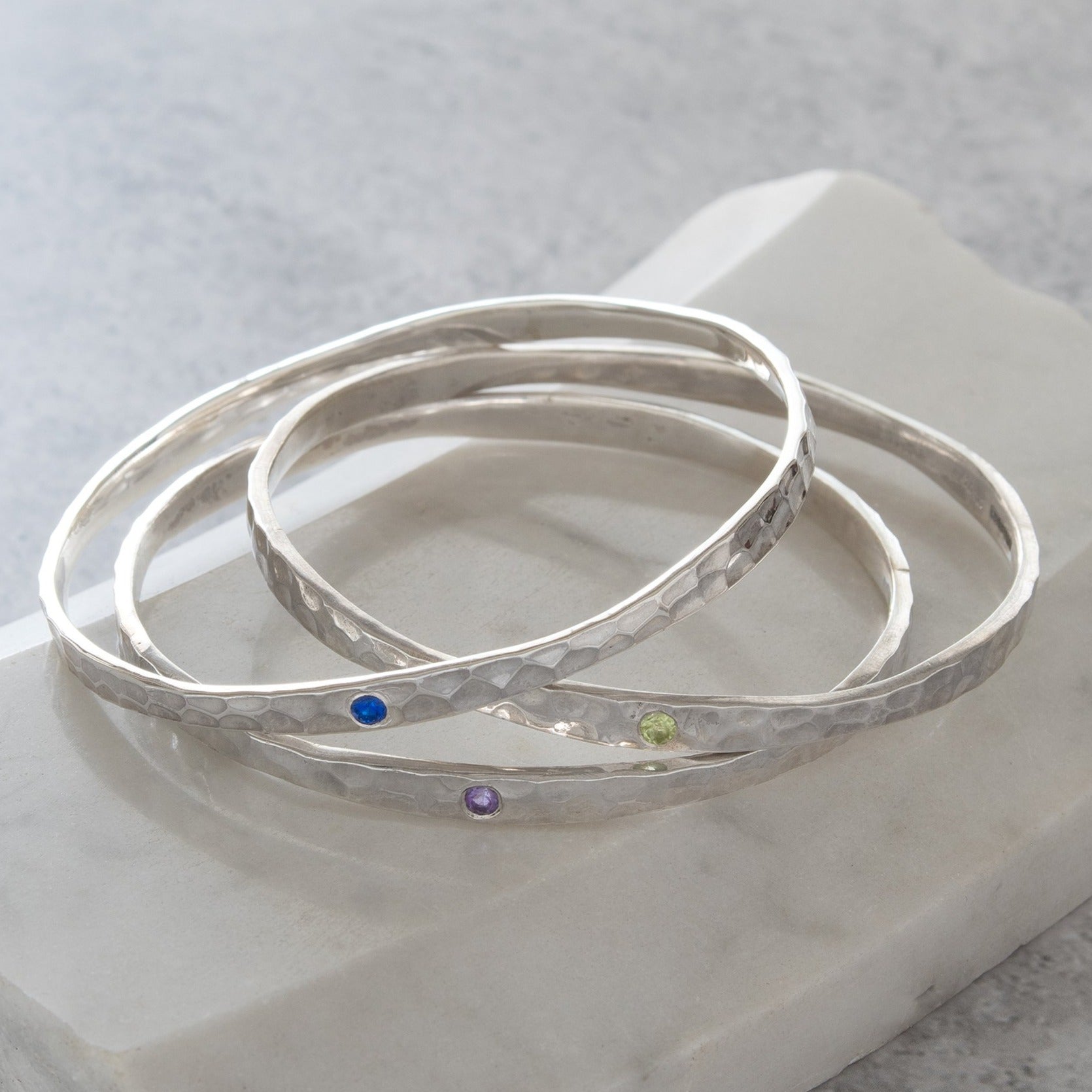 Next silver bangles store