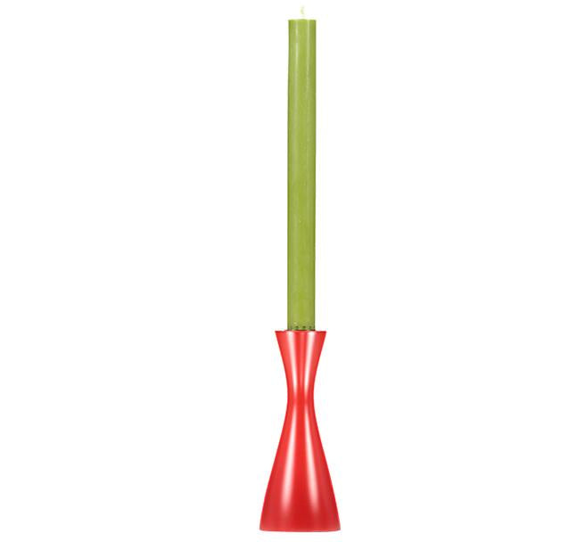 British Colour Standard Candleholder Medium Oriental Red