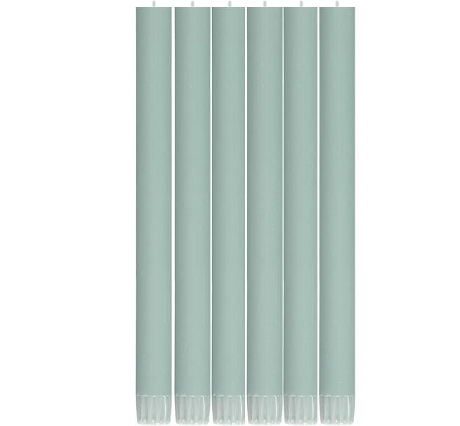 British Colour Standard Eco Dinner Candles Pack Opaline