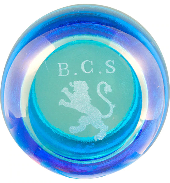 British Colour Standard Hand Blown Glass Tea Light Holder