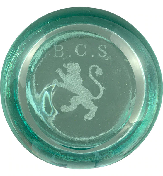 British Colour Standard Hand Blown Glass Tea Light Holder