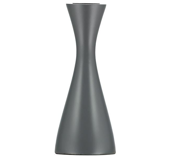 British Colour Standard Candleholder Medium Gunmetal Grey