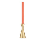 British Colour Standard Candle Holder Medium Old Gold