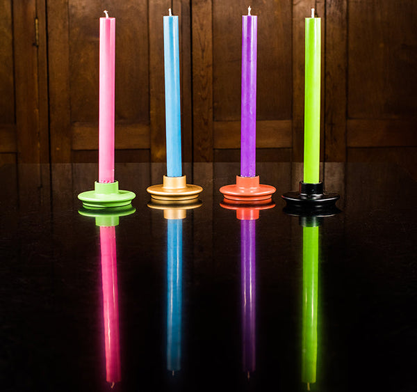 neon candles 