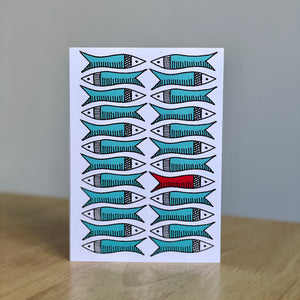 Greetings Card - Red Herring