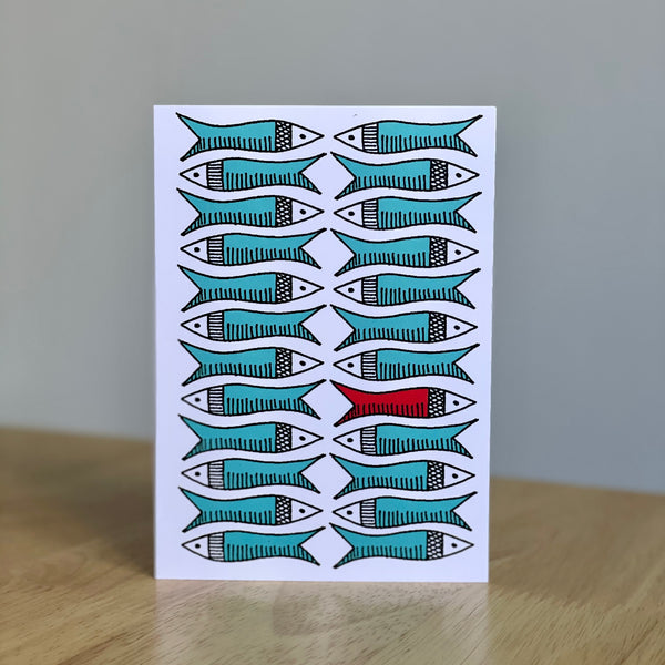 Greetings Card - Red Herring