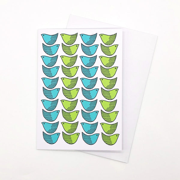 Greetings Card - Blue Bird