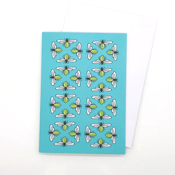 Greetings Card - Busy Bee
