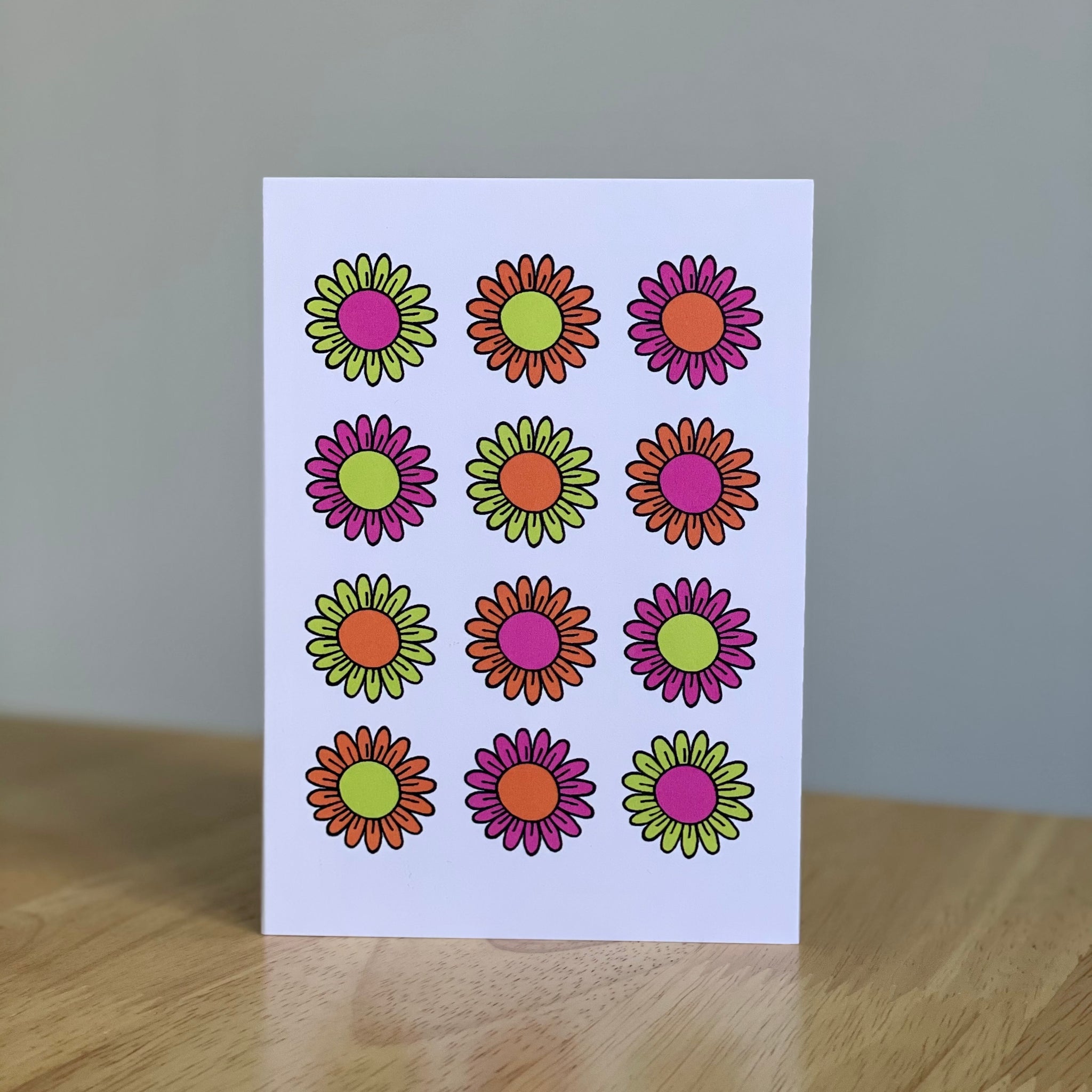 Greetings Card - Flower Power