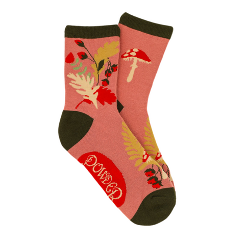 powder coral socks