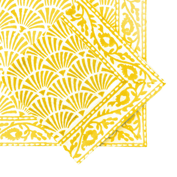 Set of 6 Block Print Placemat- 3 Colourways