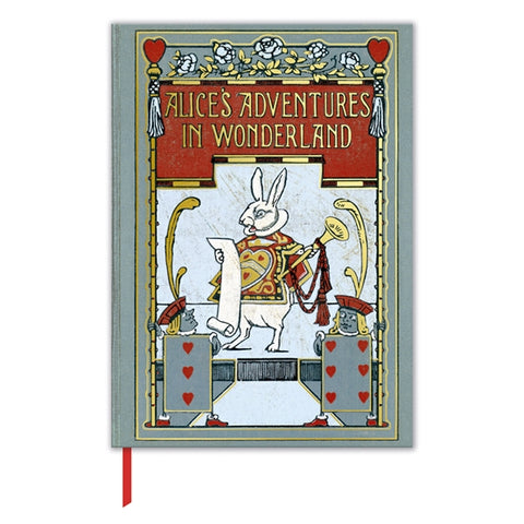 Lined Journal with Alice's Adventures in Wonderland Book Cover