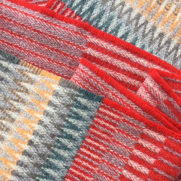Wallace Sewell Scarf - Furrow Red