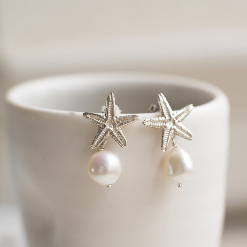 Starfish hotsell drop earrings