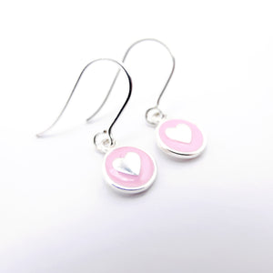enamel hook earrings 