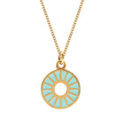 Eu De Nil Sunburst gold vermeil necklace 