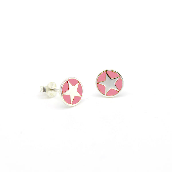 Pink Star Earring 