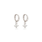 silver bee earrings 